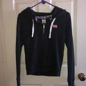 Victoria’s Secret Pink- Quarter Zip Hoodie
